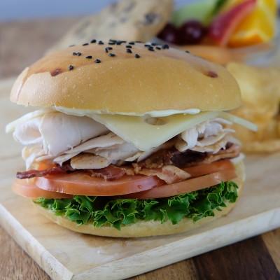 Chicken Club Sandwich with Honey Mustard