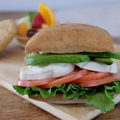 Tomato, Mozzarella and Avocado