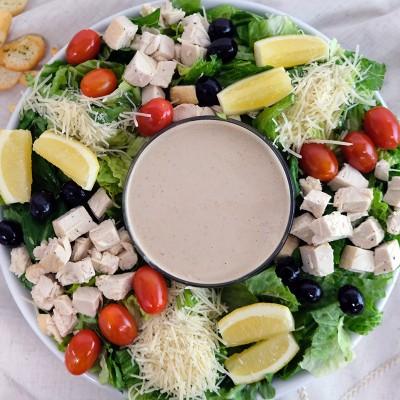 Lemon Chicken Caesar Salad Bowl