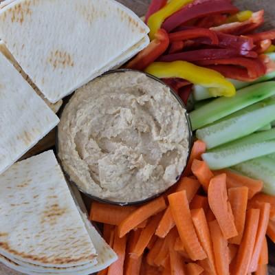 Hummus and Vegetable Tray
